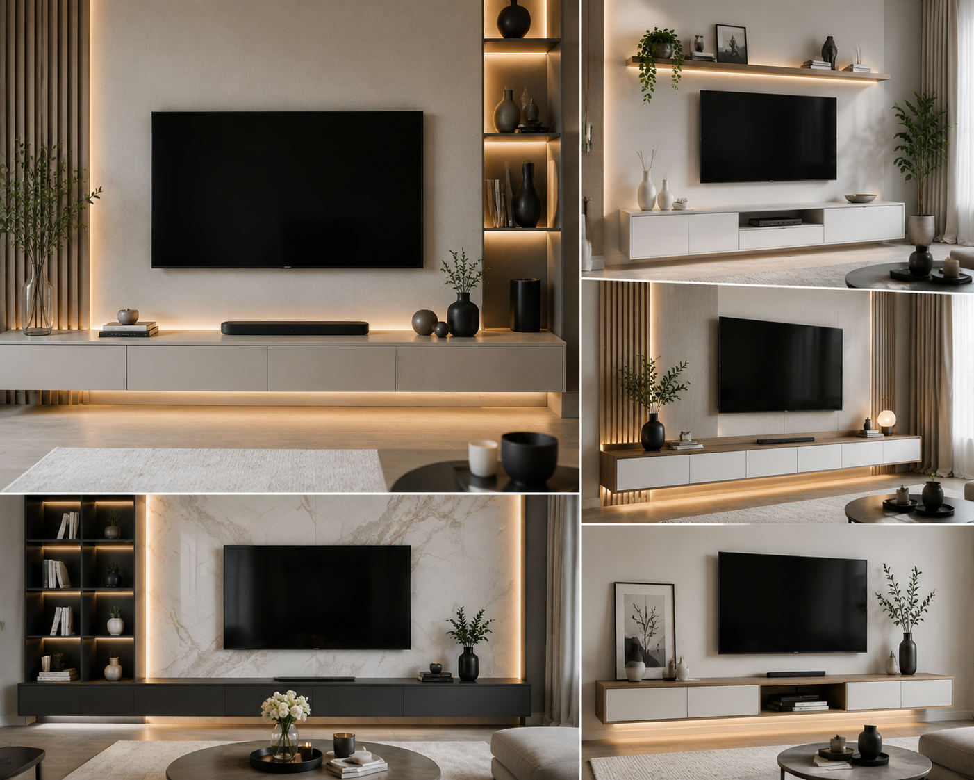 TV Ünitesi Dekorasyonu: Modern, Şık ve Fonksiyonel Fikirler