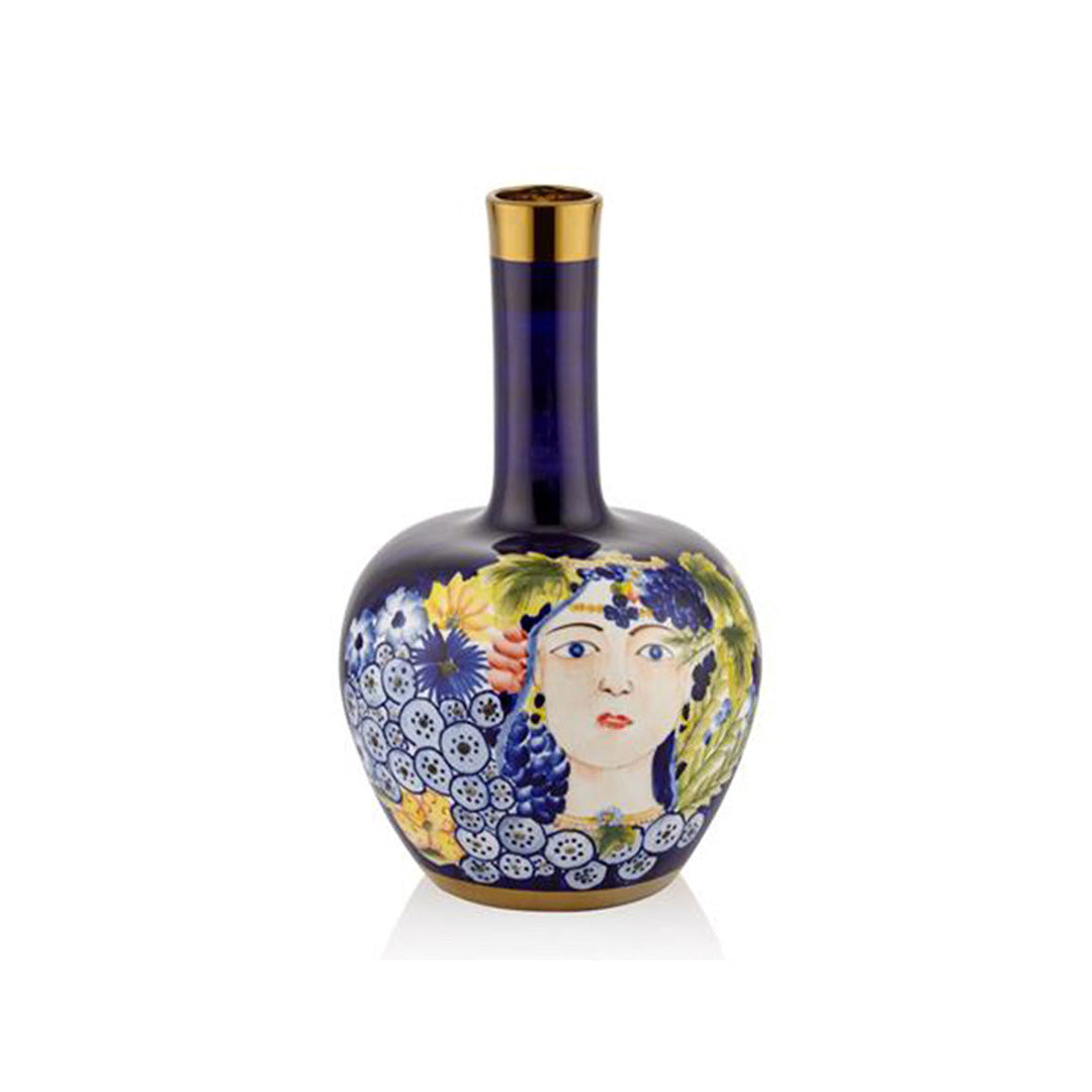 MİLLA - Lacivert İnce Ağızlı Vazo