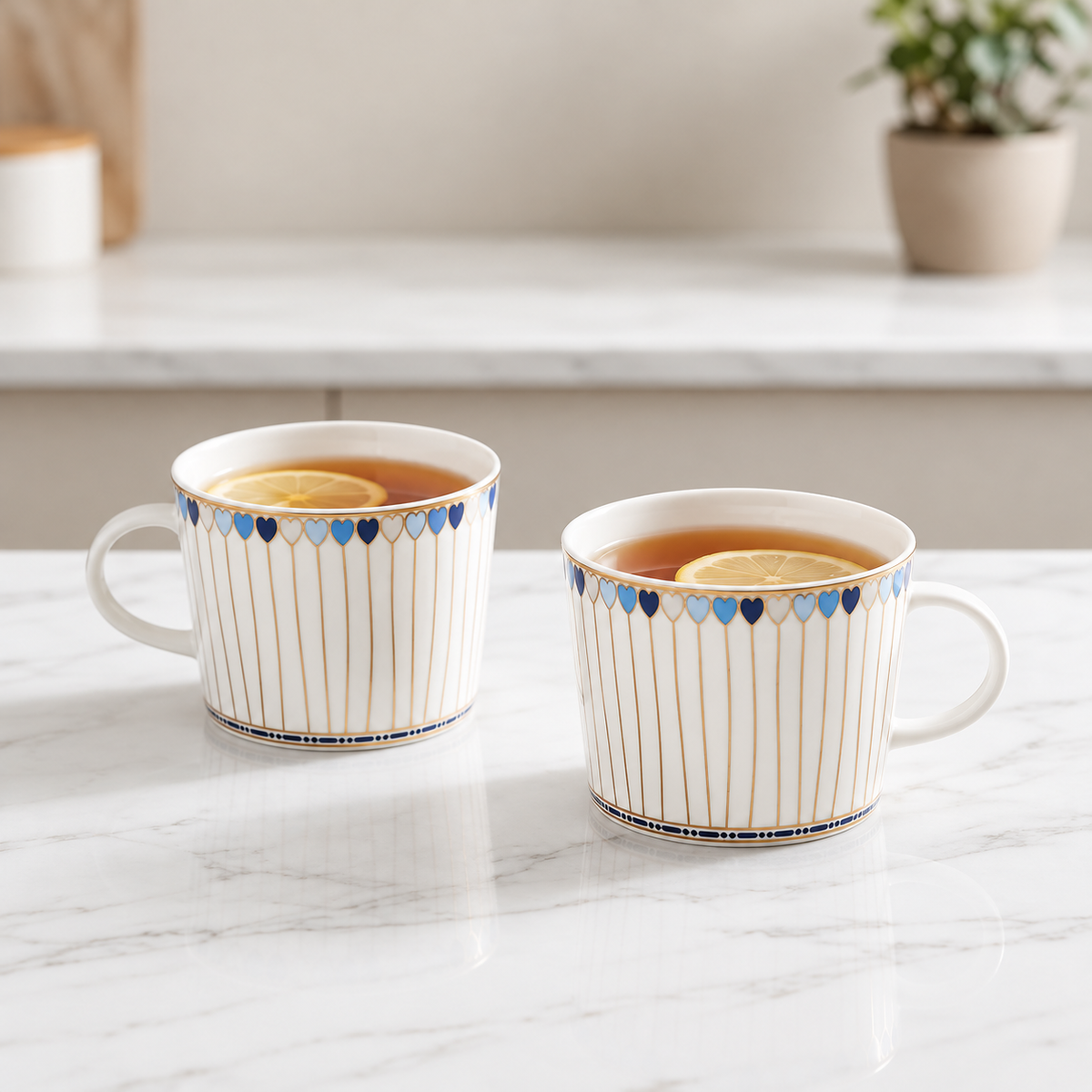 PAŞABAHÇE - Hearts Porselen Çay Fincanı