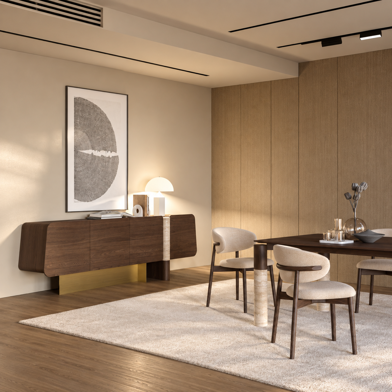 OMONO - Modern Yemek Odası Takımı