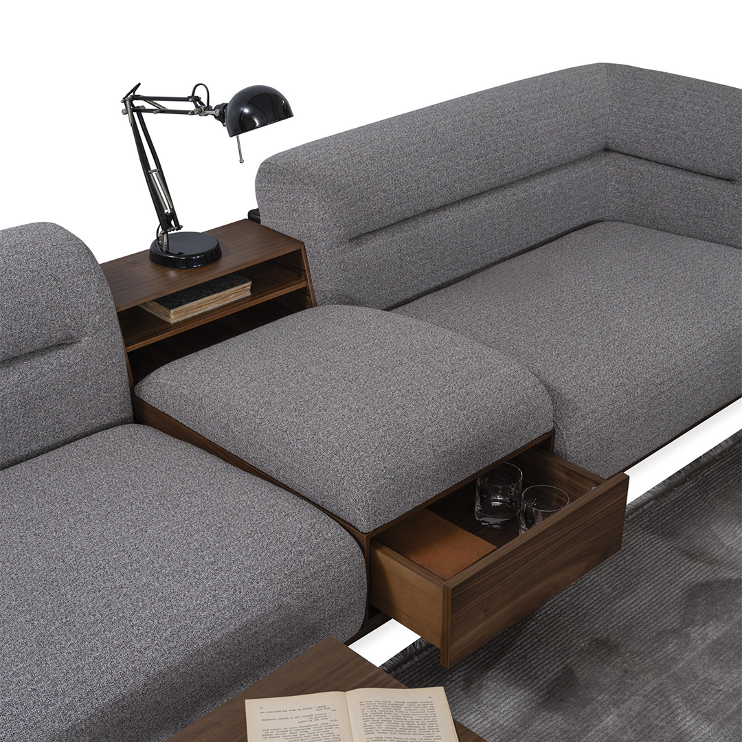 TREND - Üçlü Kitaplıklı Koltuk