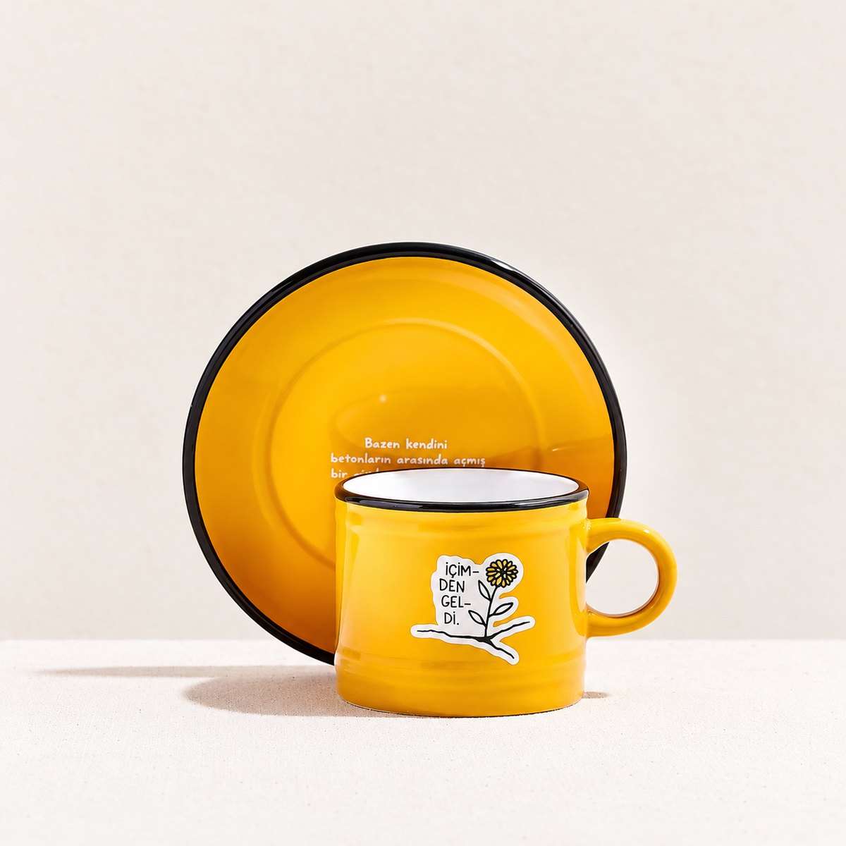 PAŞABAHÇE - Hisli Şeyler Çiçek Espresso Fincanı