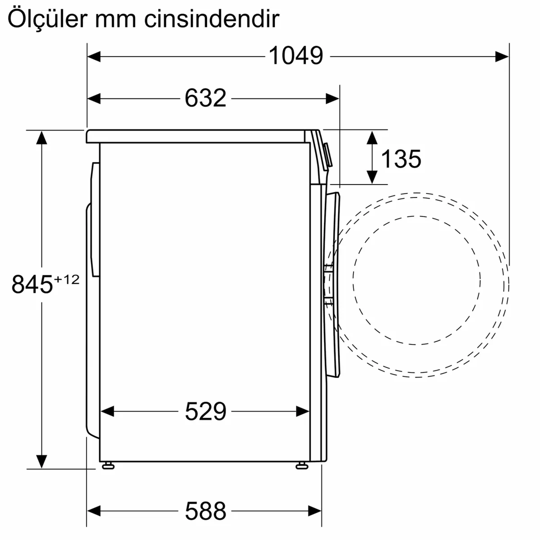 WG52A203TR - iQ300 Çamaşır Makinesi 10 kg maks. 1200 dev./dak.