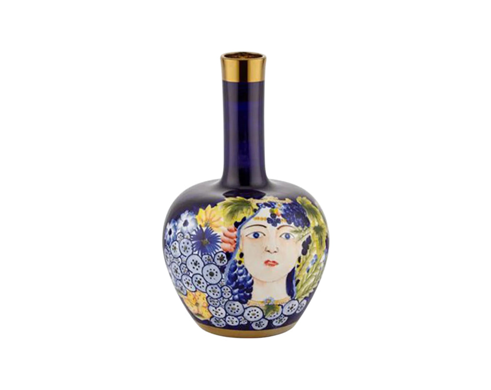 MİLLA - Lacivert İnce Ağızlı Vazo