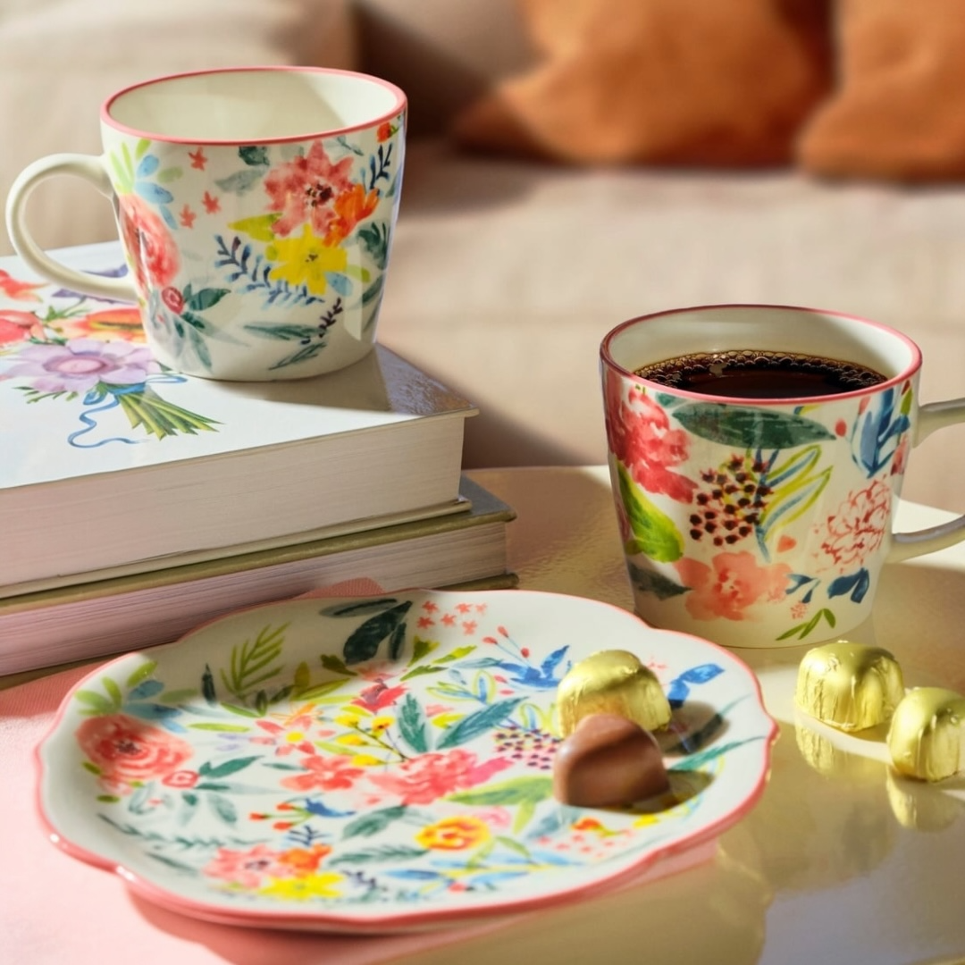 PAŞABAHÇE - Garden Seramik Pasta Tabağı