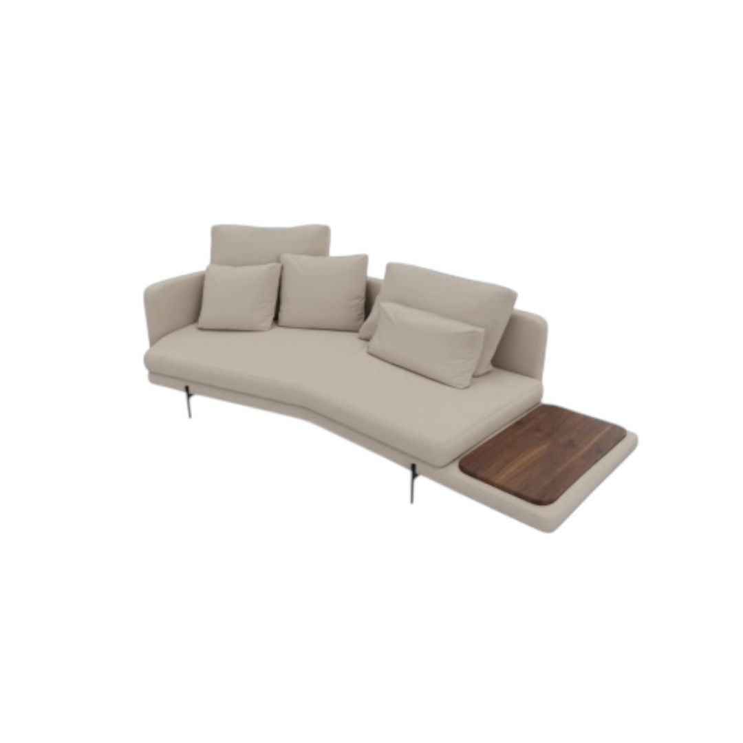 MOON - Relax Sağ Ahşaplı Üçlü Koltuk