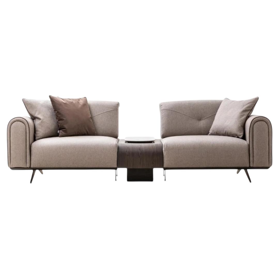 DİANA - Ara Sehpalı Üçlü Koltuk