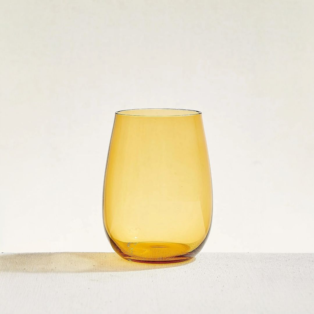 PAŞABAHÇE - Nude Colored U Su Bardağı Amber