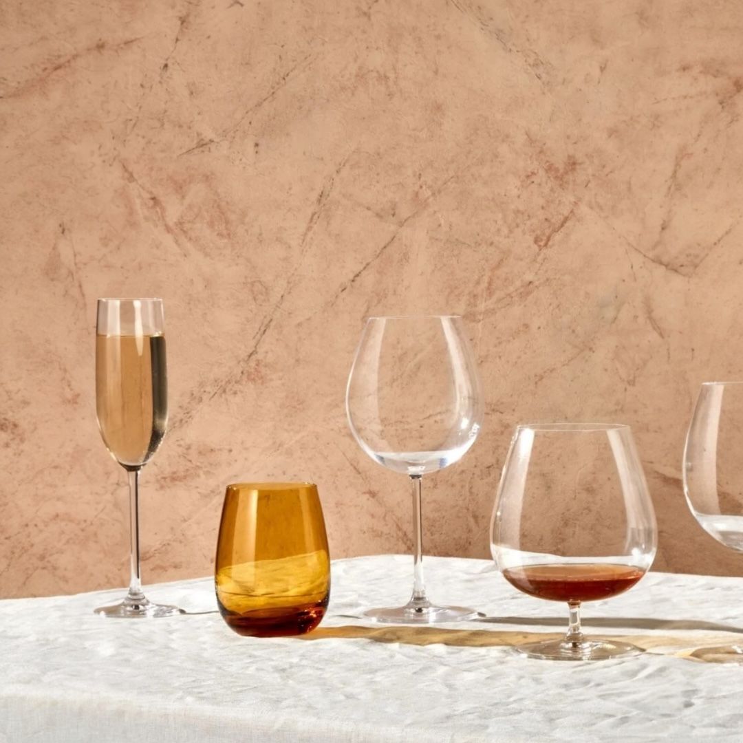 PAŞABAHÇE - Nude Colored U Su Bardağı Amber