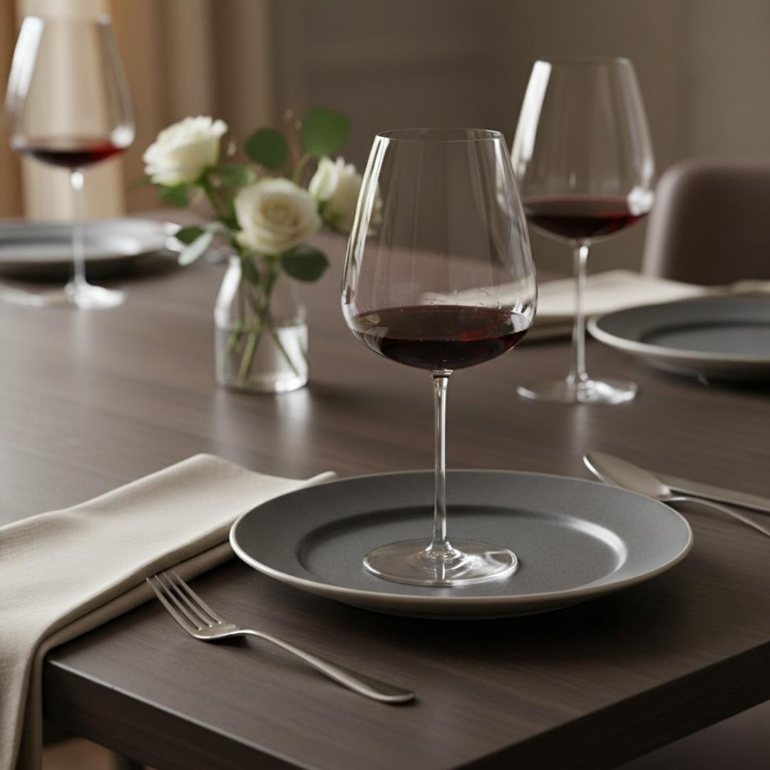 PAŞABAHÇE - Nude Ahmet Güneştekin Troya Şarap Bardağı