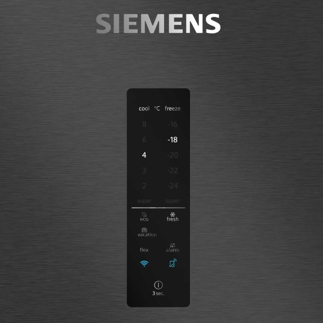 KG86PAXB0N iQ700 Alttan Donduruculu Buzdolabı 186 x 86 cm BlackSteel