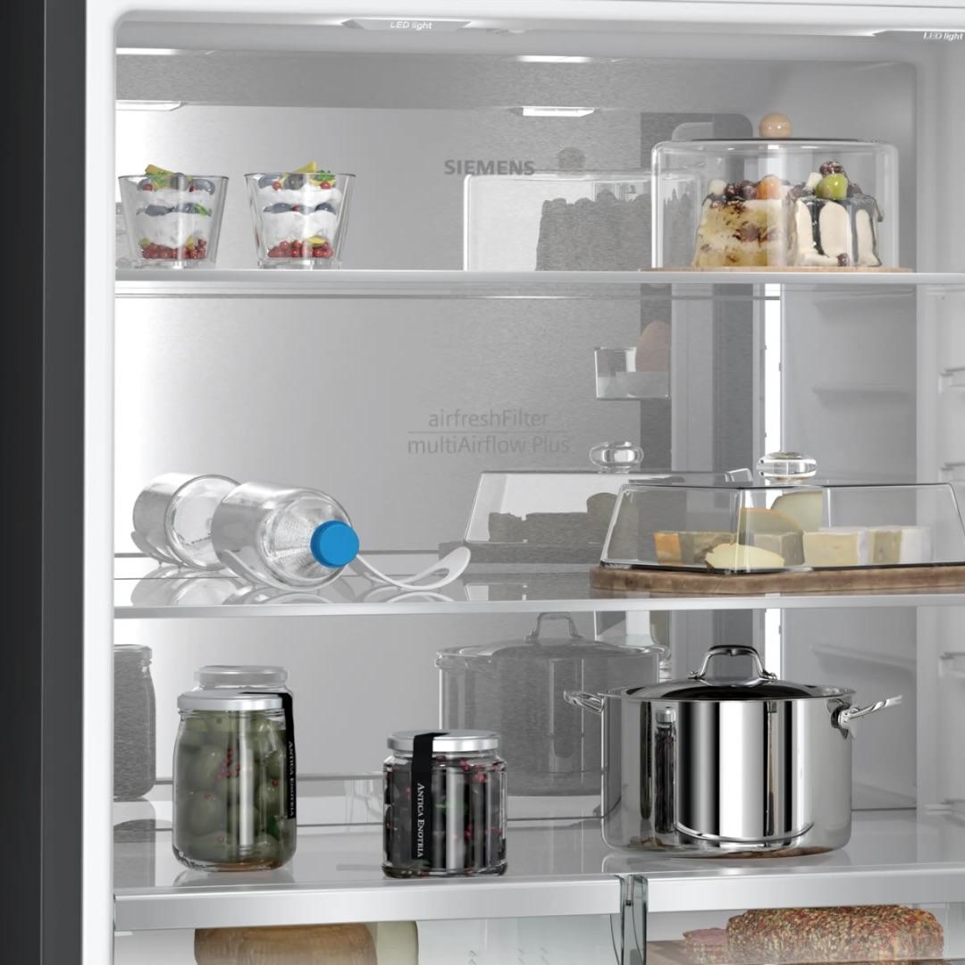 KG86PAXB0N iQ700 Alttan Donduruculu Buzdolabı 186 x 86 cm