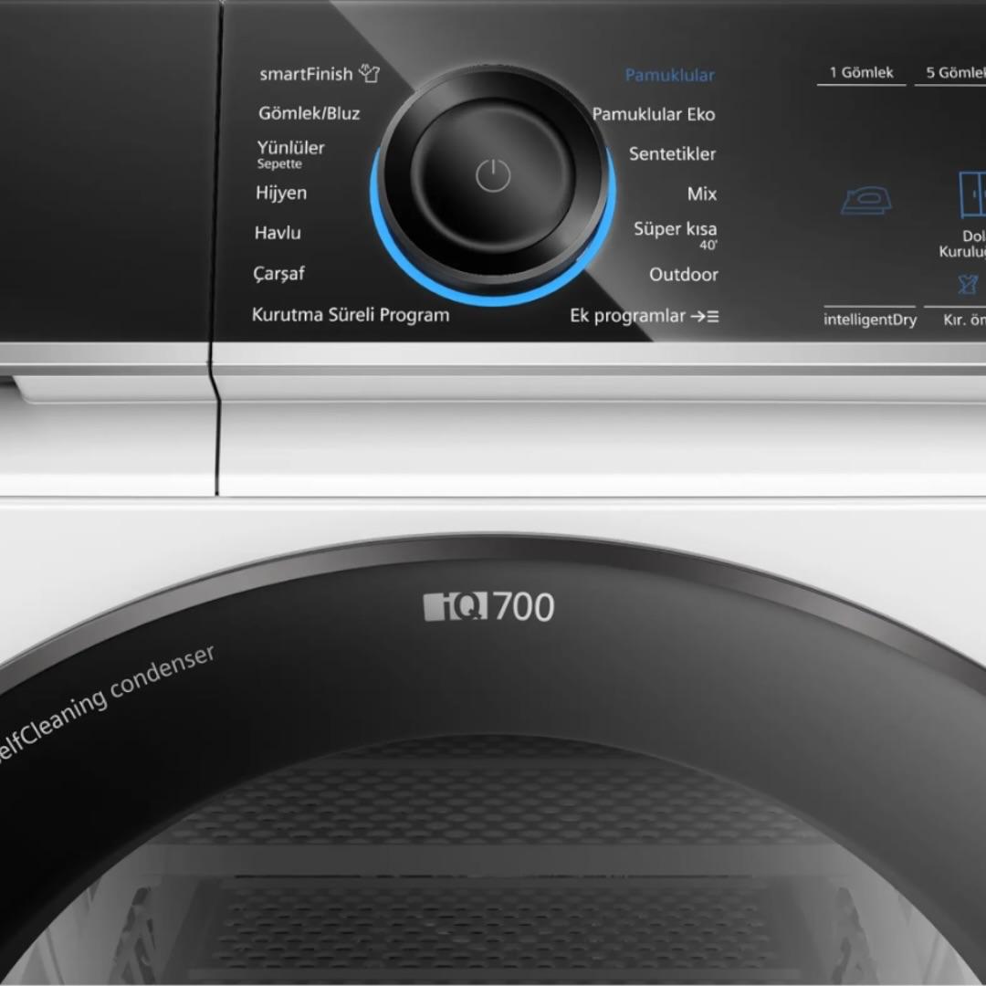 WQ45B2A0TR iQ700 Isı Pompalı Kurutma Makinesi 9 kg