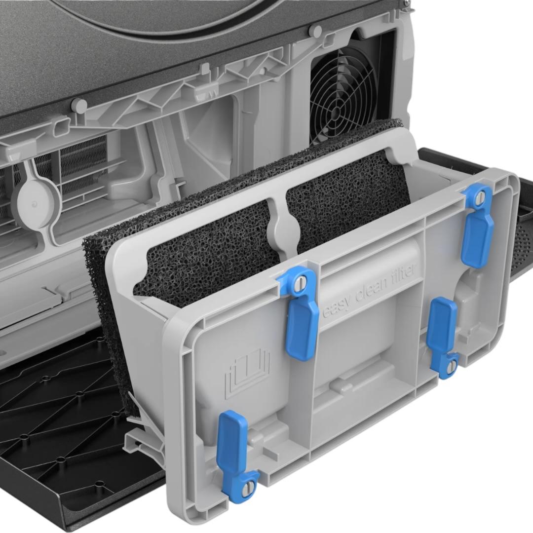 WQ52J20RTR iQ500 Isı Pompalı Kurutma Makinesi 10 kg Antrasit